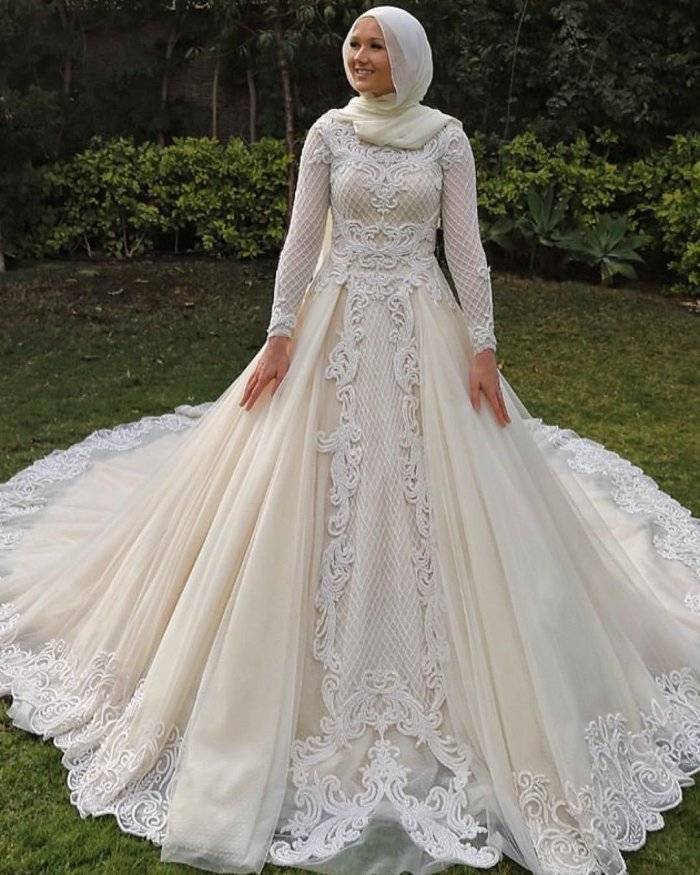 Мусульманские свадебные платья: модные фасоны от известных дизайнеров