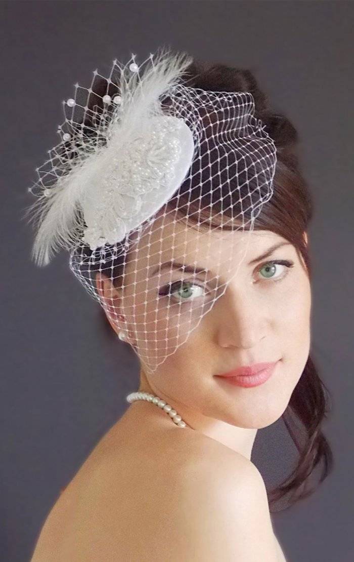 ᐉ фото свадебных шляпок вуалеток для невест