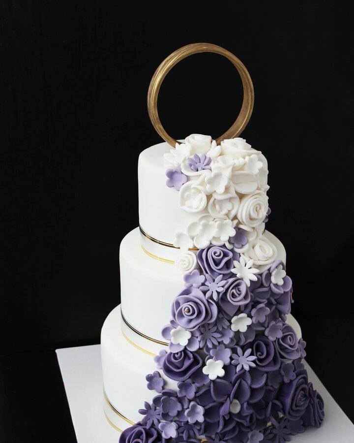 Свадебный торт без использования мастики: вкусно, натурально и красиво