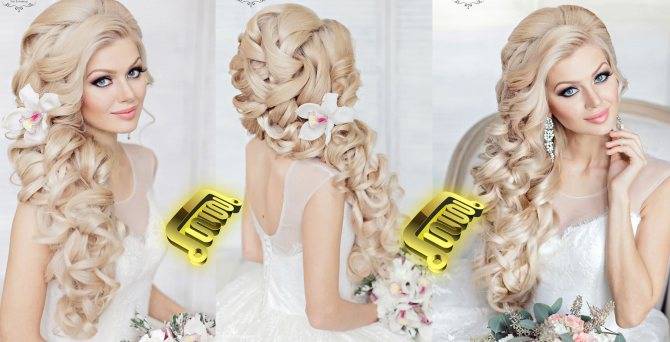 Свадебная прическа с накладными прядями и как выбрать волосы на заколках