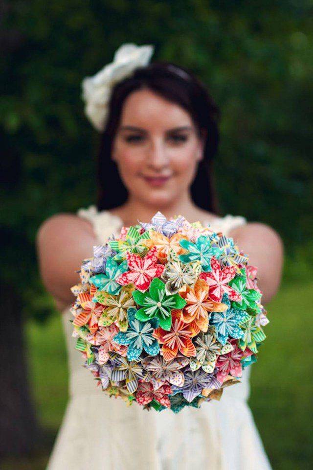 ? свадебный букет невесты ? из искусственных цветов - фото 2019 года