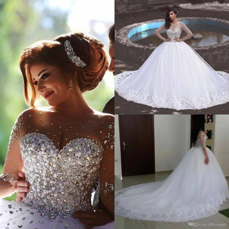 Свадебное платье с камнями: популярные модели и аксессуары, фото и видео