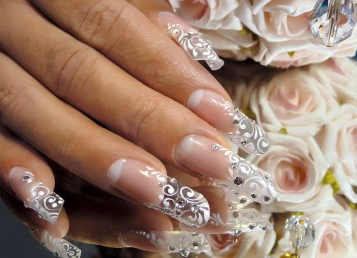 Узнайте, какой свадебный дизайн ногтей самый популярный: фото. свадебный дизайн ногтей станет вашим счастливым талисманом! - автор екатерина данилова - журнал женское мнение