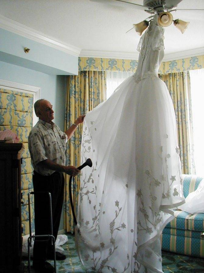 Как постирать свадебное платье в домашних условиях — домашние советы
