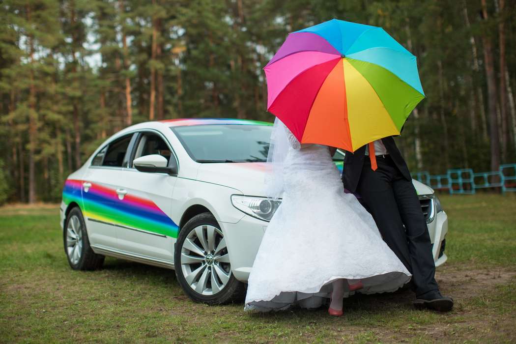 Свадьба в стиле радуга