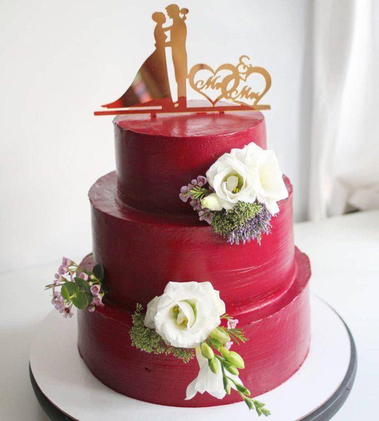 Свадебный торт без мастики: рецепты с фото — все про торты: рецепты, описание, история