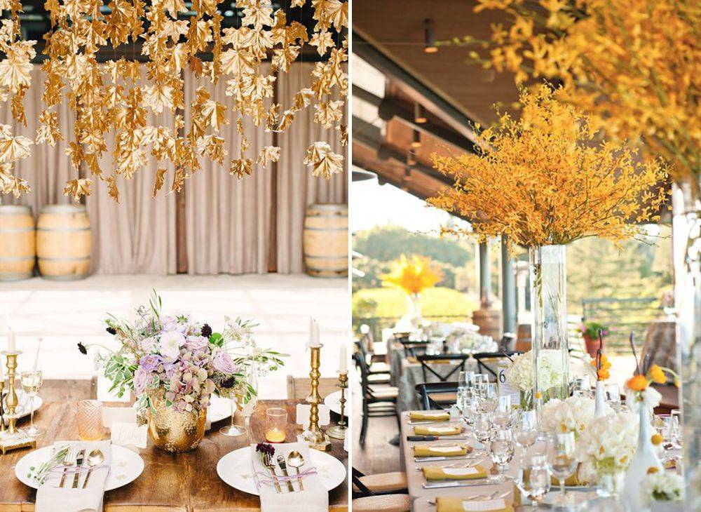 Свадьба в стиле “осень”: гармония цвета и варианты проведения незабываемой свадьбы