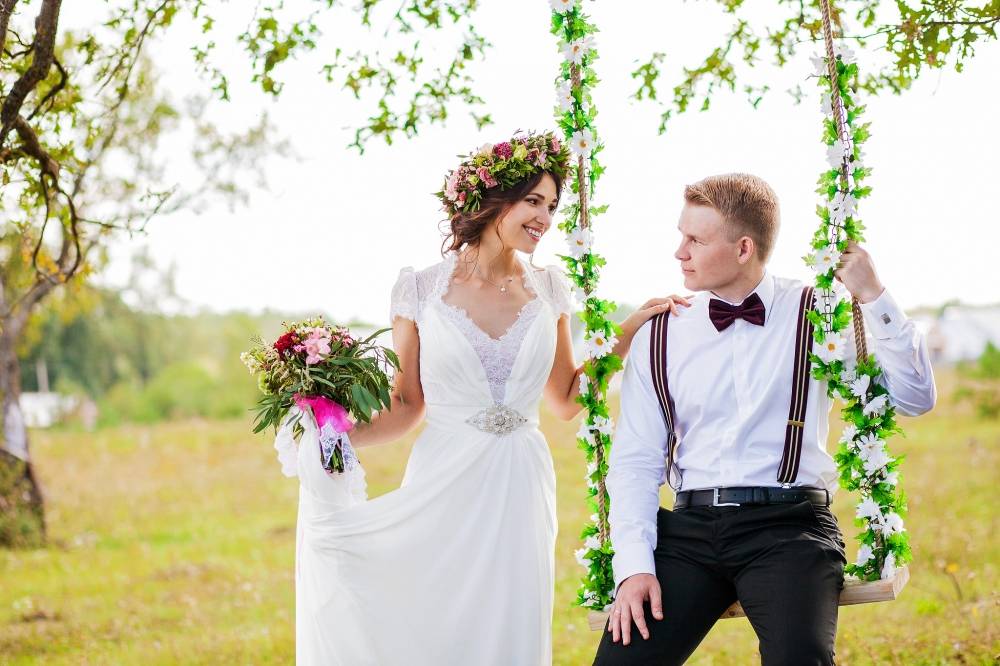 Свадьба в силе радуги: идеи, украшения, наряды (фото и видео)