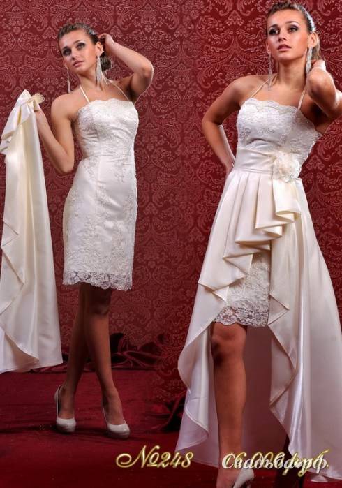 Свадебное платье трансформер фото