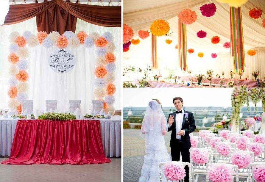 Бумажный декор свадьбы: советы и «свежие» идеи оформления торжества