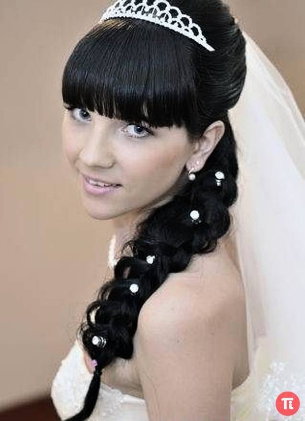 Свадебные прически на средние волосы: идеи и тренды (100+ фото)