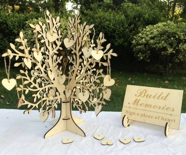 Дерево пожеланий на свадьбу: как сделать своими руками. идеи для свадебного дерева пожеланий