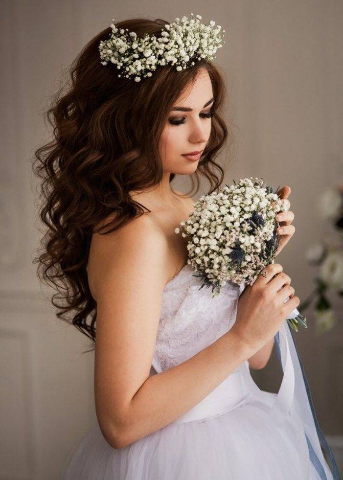 Красивые свадебные прически на длинные волосы — фото
