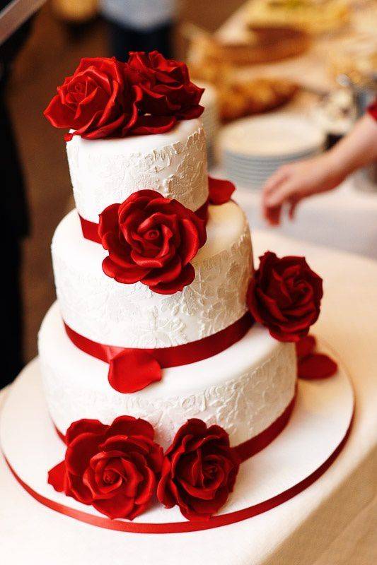 Красный свадебный торт - 66 фото винтажных и современных идей