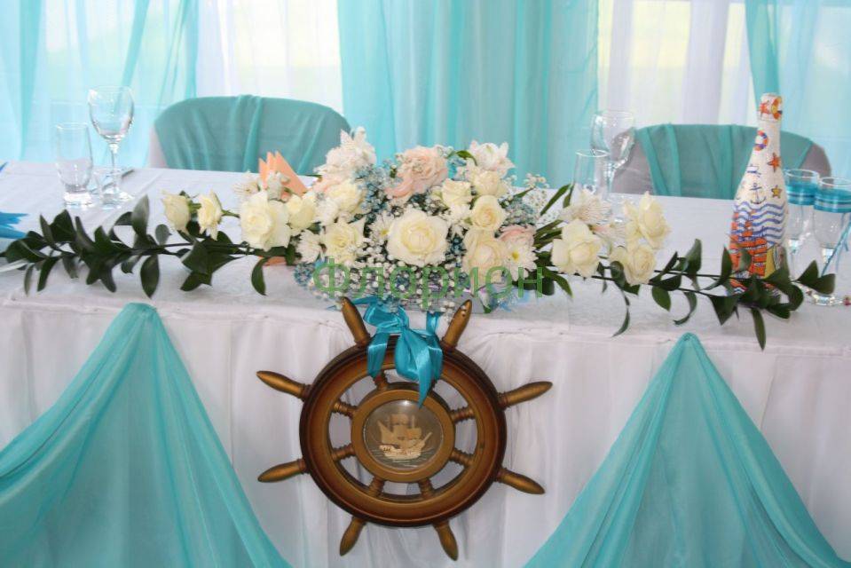 Оформление свадьбы в морском стиле. подбираем аксессуары - свадебные советы