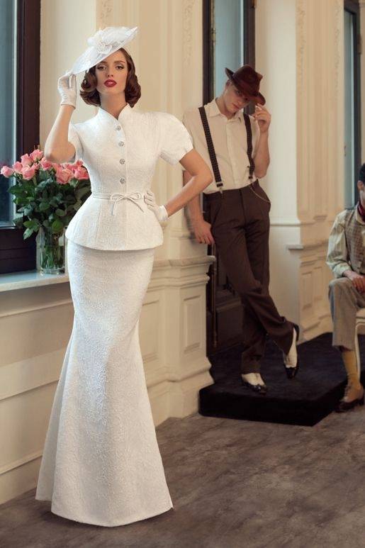 Свадебное платье в строгом стиле – выбор королевских особ