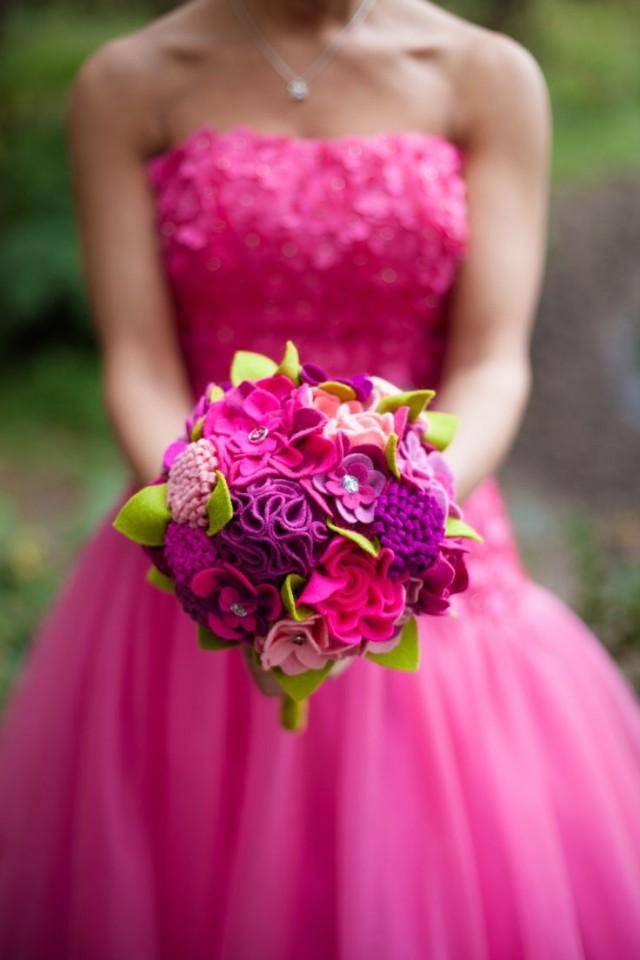 ? свадебный букет невесты ? из искусственных цветов - фото 2019 года