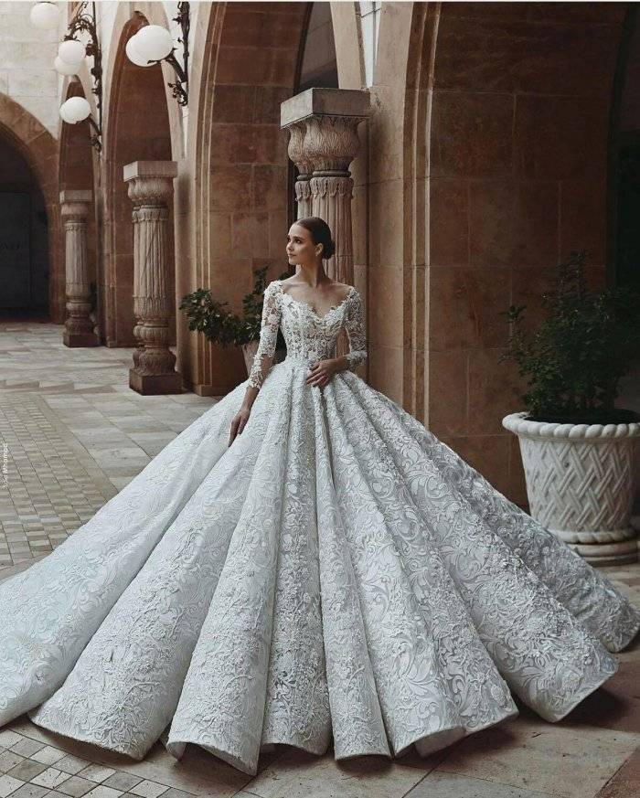 Самые красивые свадебные платья: фото - topkin | 2021
