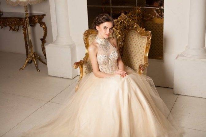 ᐉ актуальные модели свадебных платьев цвета шампань – обзор - ➡ danilov-studio.ru