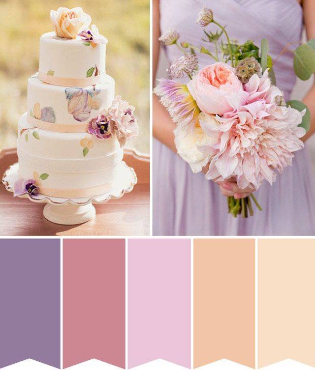 Цветовая палитра для свадьбы