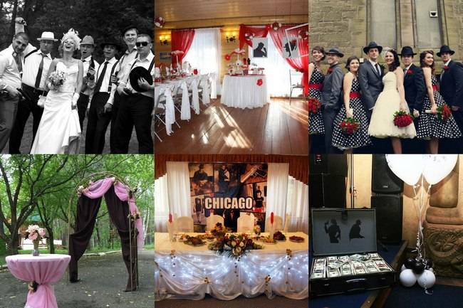 Свадьба в стиле чикаго [2019] – фото?, декор & образы молодоженов