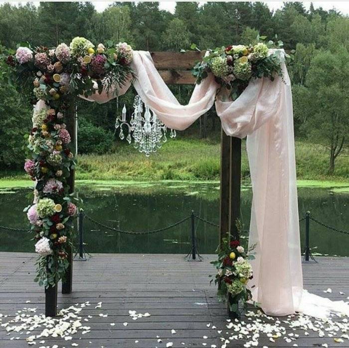 Свадебная арка своими руками: идеи и пошаговые инструкции изготовления