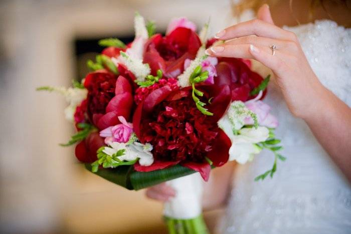 Свадебные букеты из роз