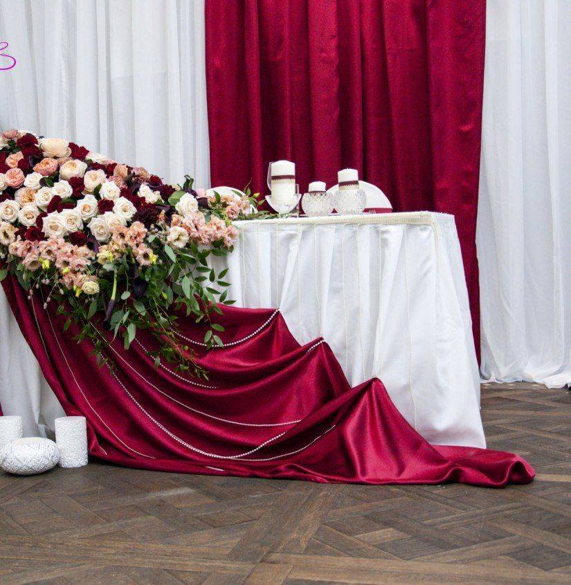 Свадьба в цвете марсала 2021 – роскошь и благородство, фото