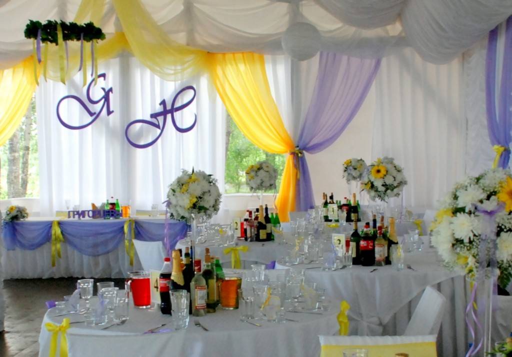 Как украсить ресторан на свадьбу — украшение веранды