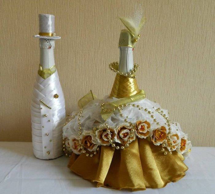 Шампанское на свадьбу «жених и невеста»