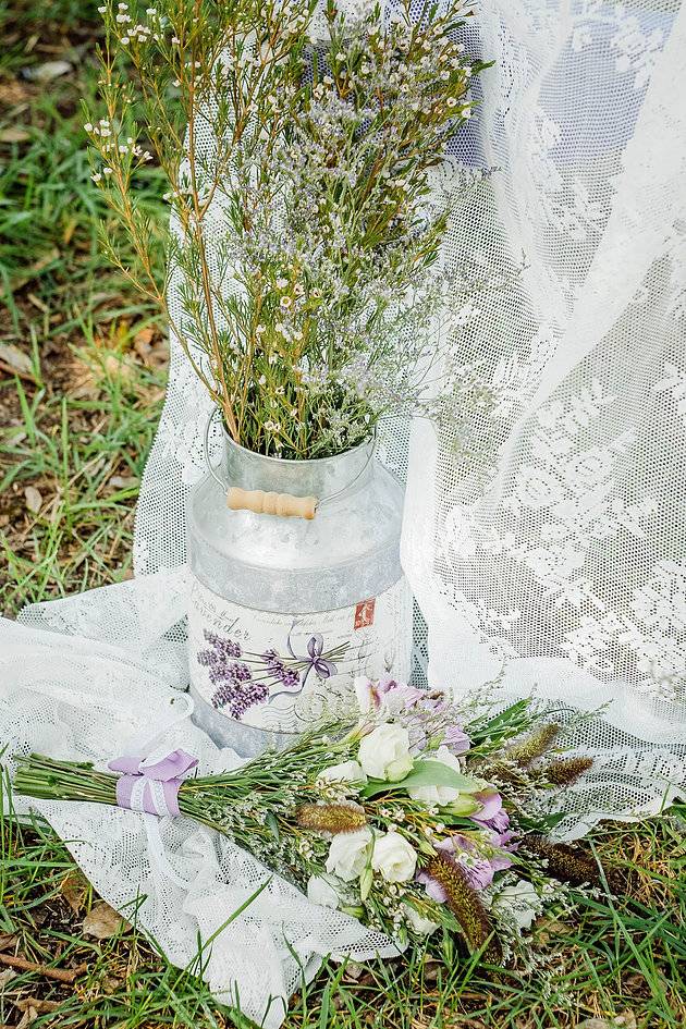 Свадебный букет в стиле прованс — мастер-класс