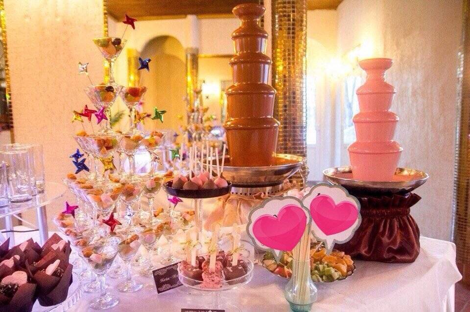 Шоколадный фонтан на свадьбу - все, что нужно знать