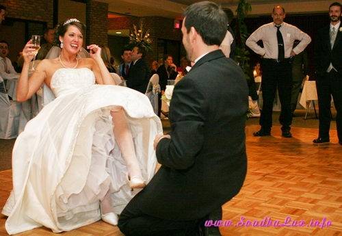 Зачем нужна подвязка невесты?