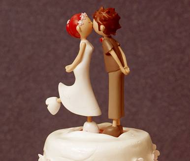 Фигурки на свадебный торт: 6 идей с фото