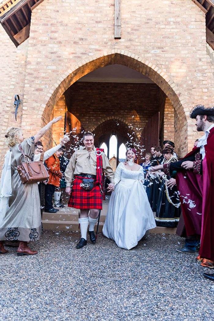Свадьба в средневековом стиле