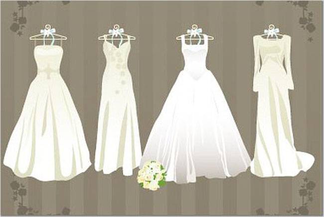 Прямые свадебные платья, стильные фасоны и интересные модели