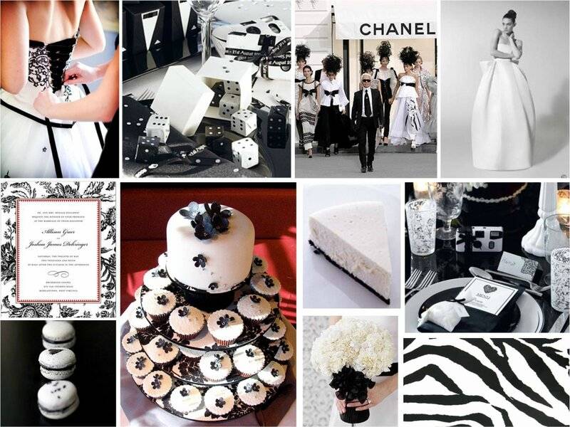 Черно-белая свадьба: идеи оформления, образ молодоженов и гостей, фото и видео