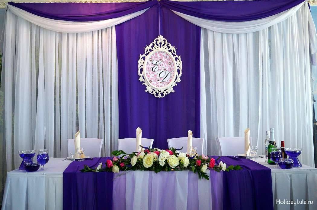 Украшение зала на свадьбу в фиолетовом цвете ?? в [2019] – трендовое оформление