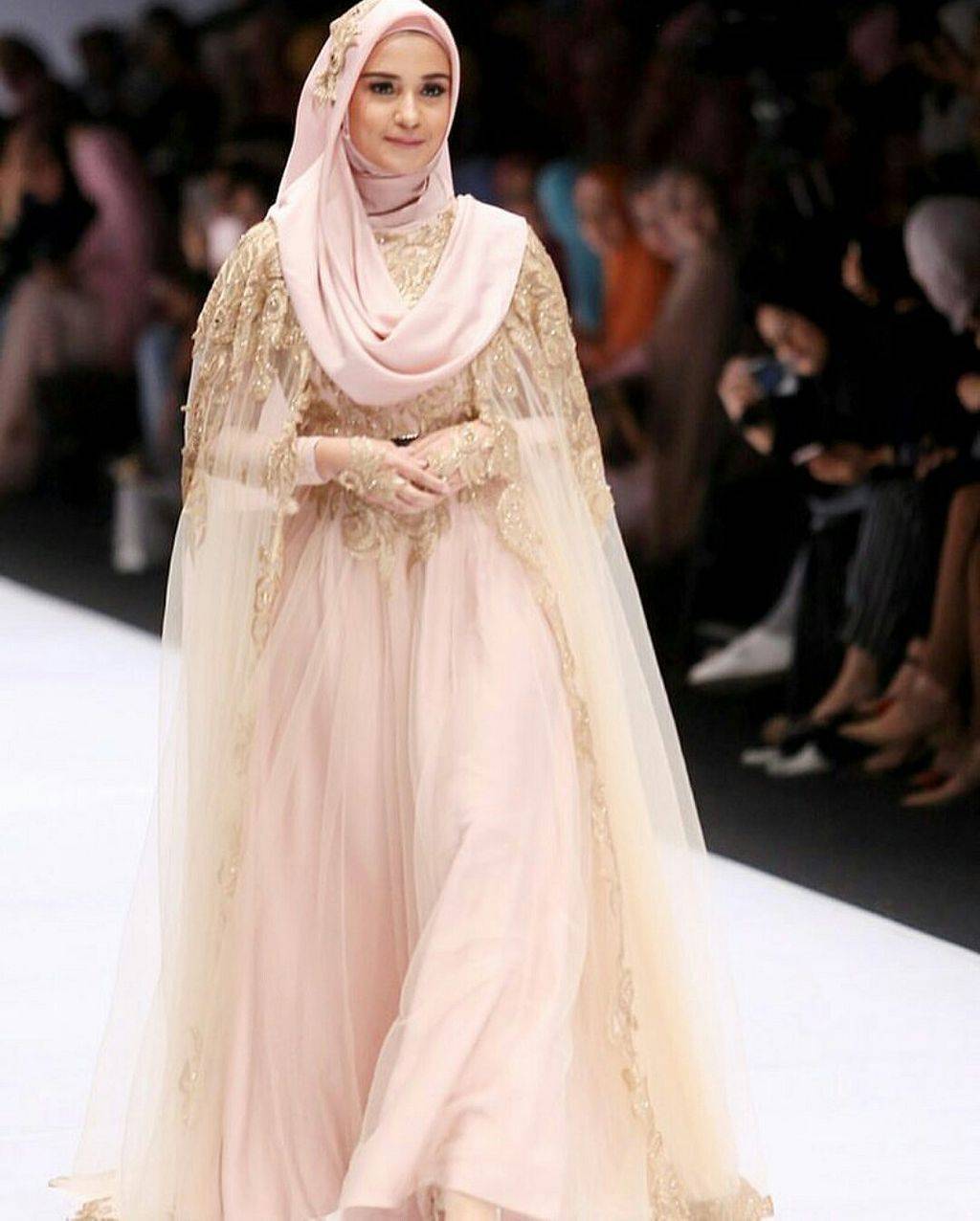 Арабское свадебное платье хиджаб