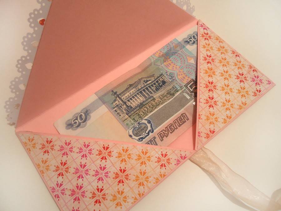 Как сделать необычную открытку и конверт для денег на свадьбу