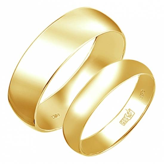 Символ любви – золотые обручальные кольца