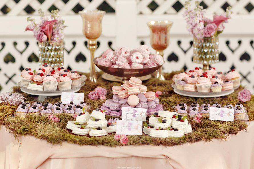 Как правильно оформить свадебный сладкий стол?