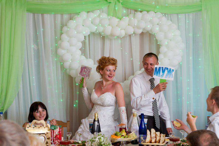 В тесноте да не в обиде: конкурсы для маленькой свадьбы за столом и в зале