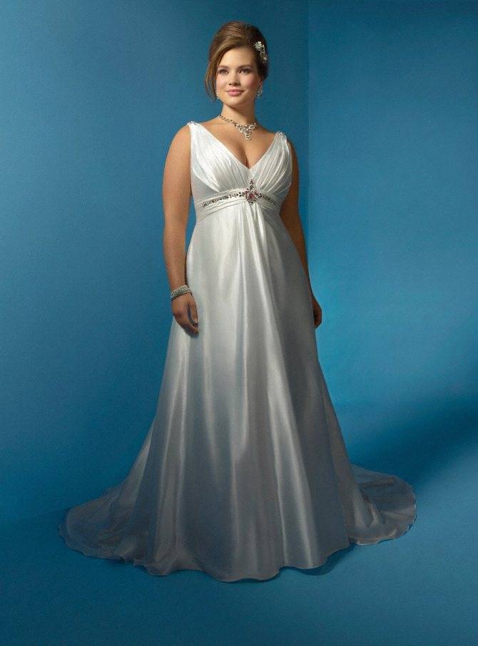 Свадебные платья для полных: выбираем правильную модель