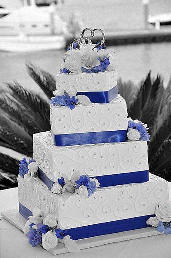 Свадебные украшения в синем цвете. синяя свадьба — оформление цветом. наряды молодоженов на синюю свадьбу