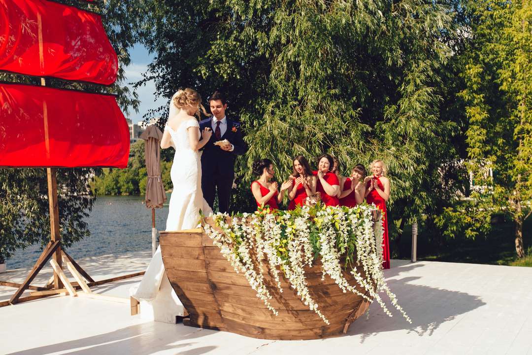 Свадьба в стиле алые паруса