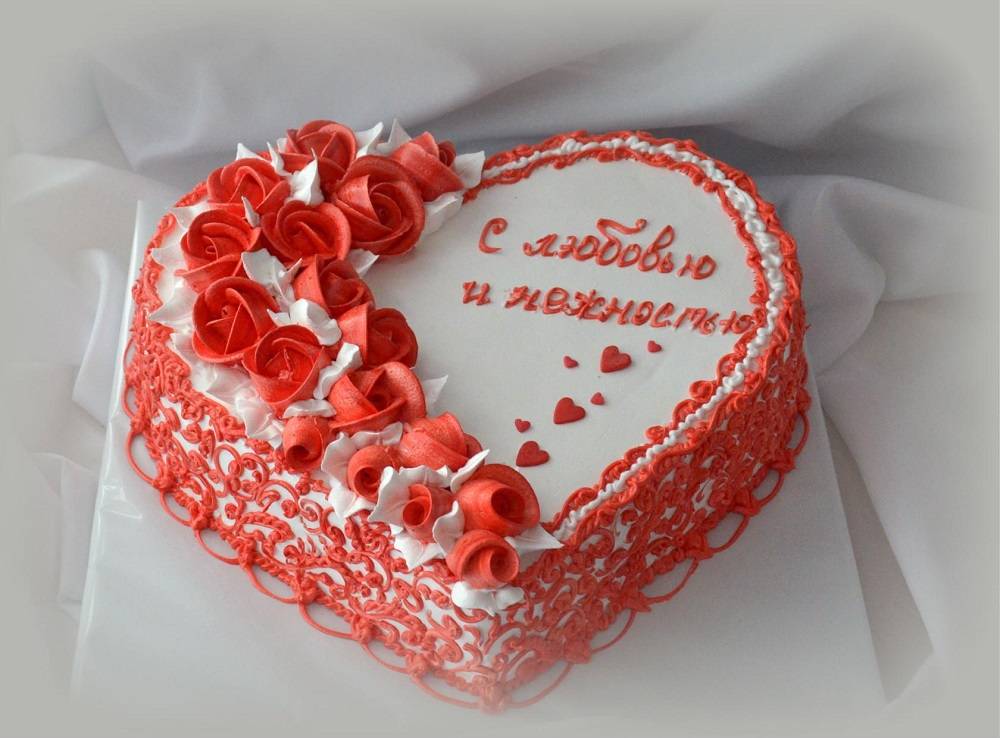 Красивые свадебные торты в виде сердца - лучшие народные рецепты еды от сafebabaluba.ru