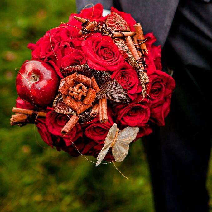 Необычные свадебные букеты для невесты |50 фото| — топ 2018