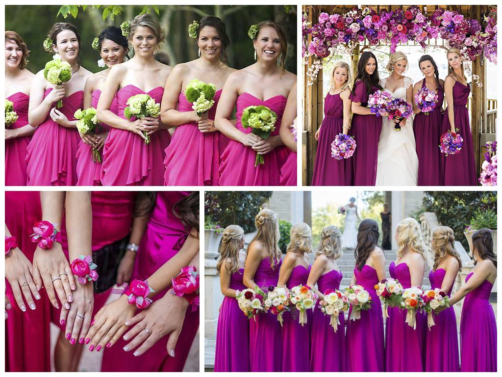 Цветная свадьба: модные сочетания цветов для свадьбы в цвете