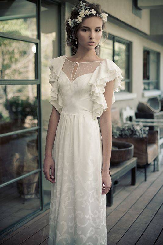 Свадебные платья в ретро стиле (фото)